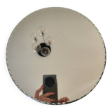 Round mirror tray