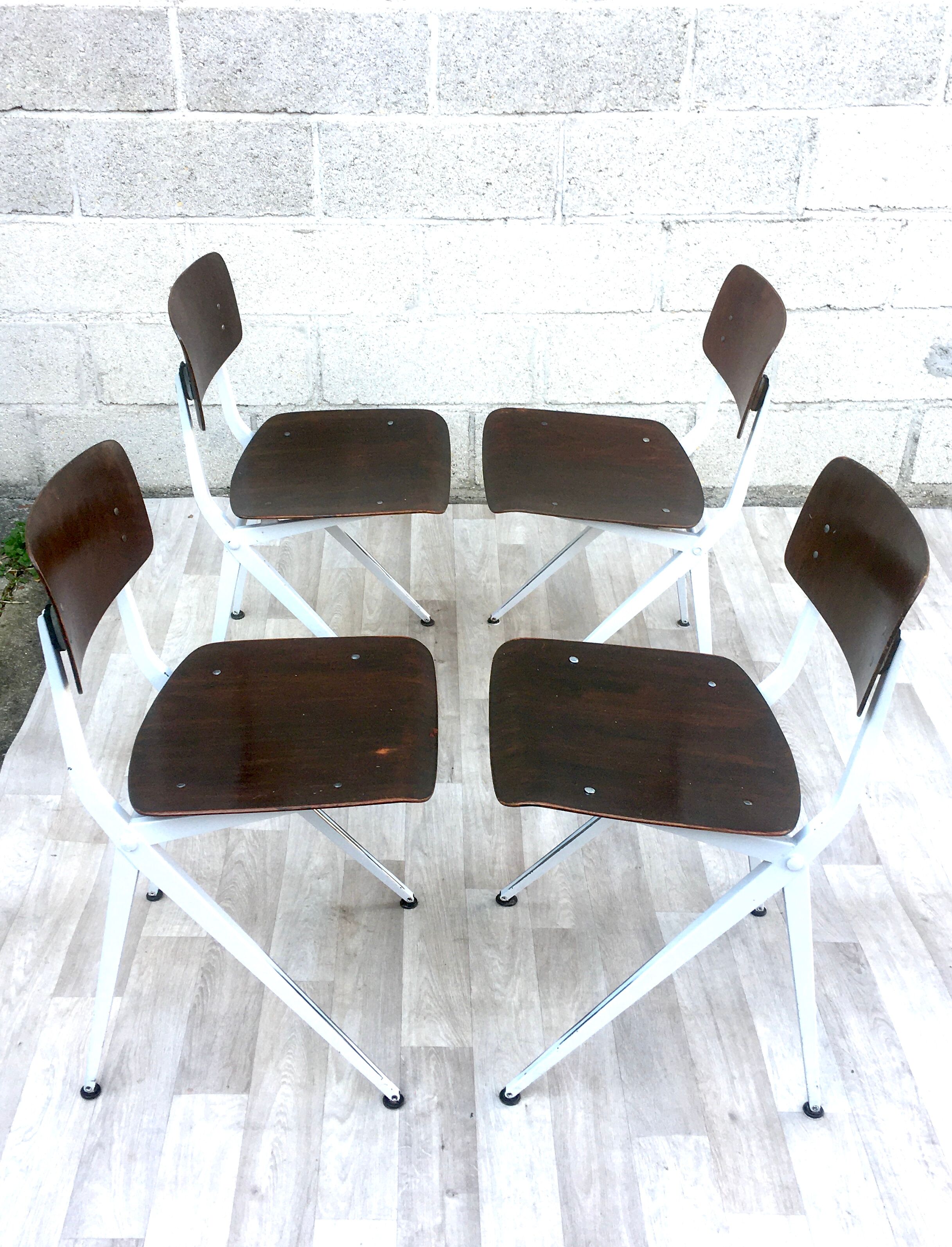 ♻️Set of 4 chairs Vintage and design Marko Kooistra