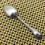 Silver-plated dessert spoon from Christofle, Marly model