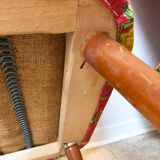 Floral cocktail armchair, 1970