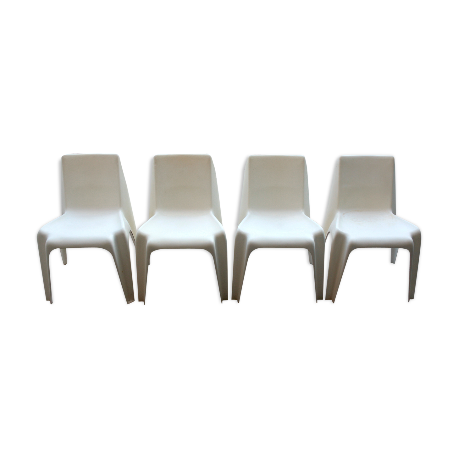 Set of 4 chairs BA 1171 by Helmut Batzner circa 60