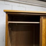 Armoire penderie 1950 pieds compas portes coulissantes plateau neuf