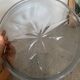 Art deco decanter and tray glass set