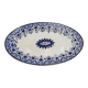 Large antique blue and white porcelain dish