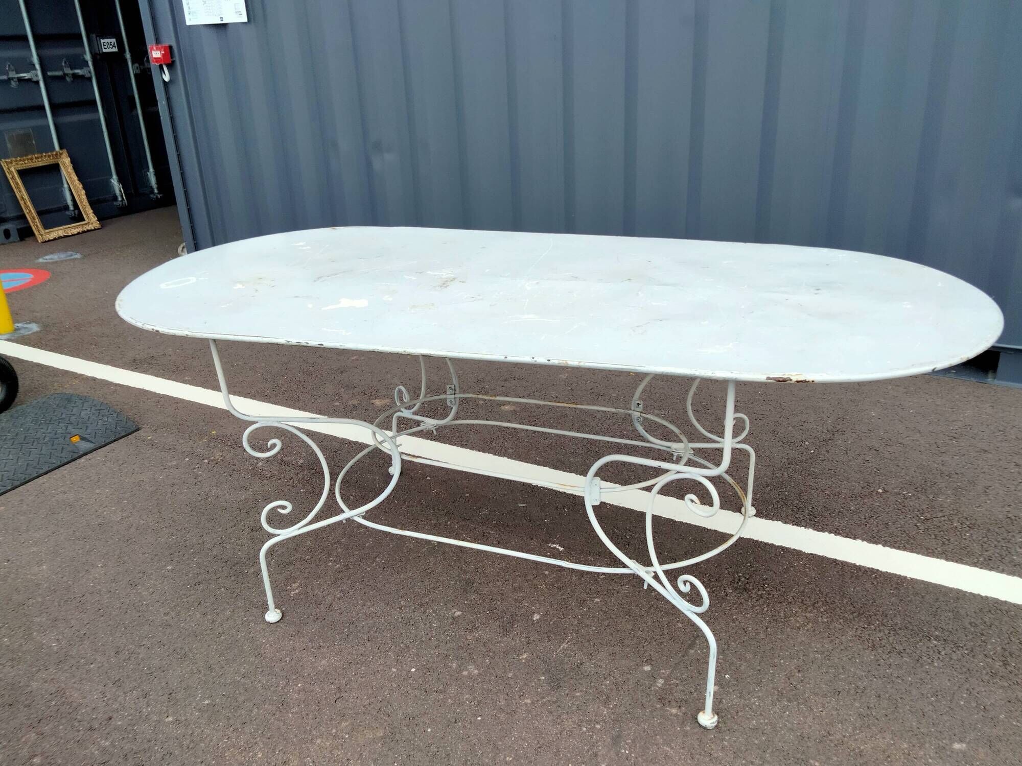 Garden furniture in old iron 6 places