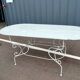 Garden furniture in old iron 6 places