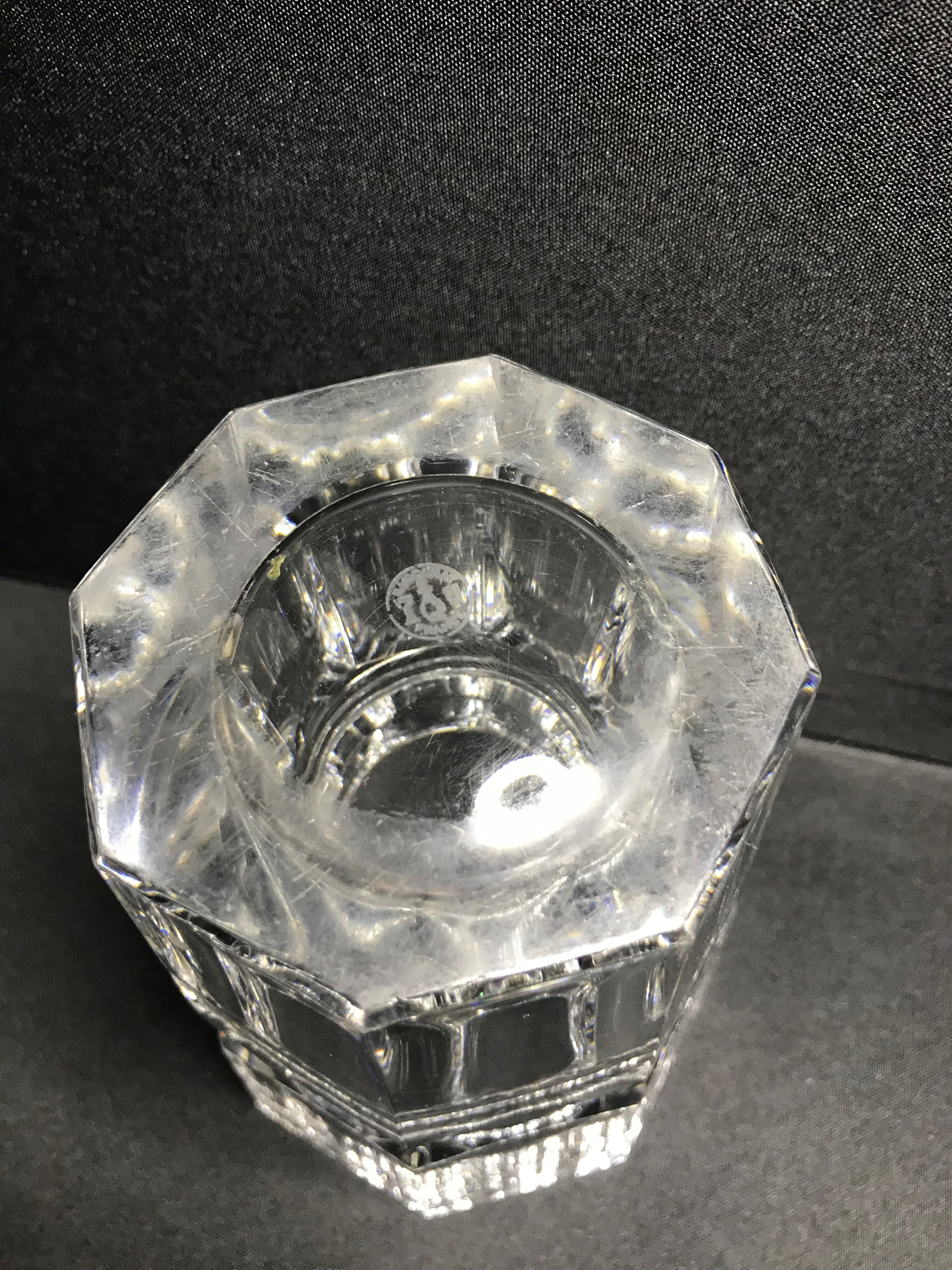 Model edith vase, cut crystal  baccarat