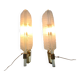Pair of large wall lamps by Andre Arbus & Veronese, 1950s