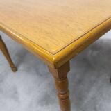 Rustic table from 1960, honey colour, 100x70cm, height 74cm.