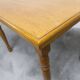 Table rustique 1960 couleur miel 100x70cm Hauteur 74cm