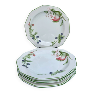 six assiettes anglaises
