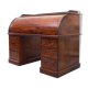 Antique Hobbs & Co. English Roll Top Cylinder Desk