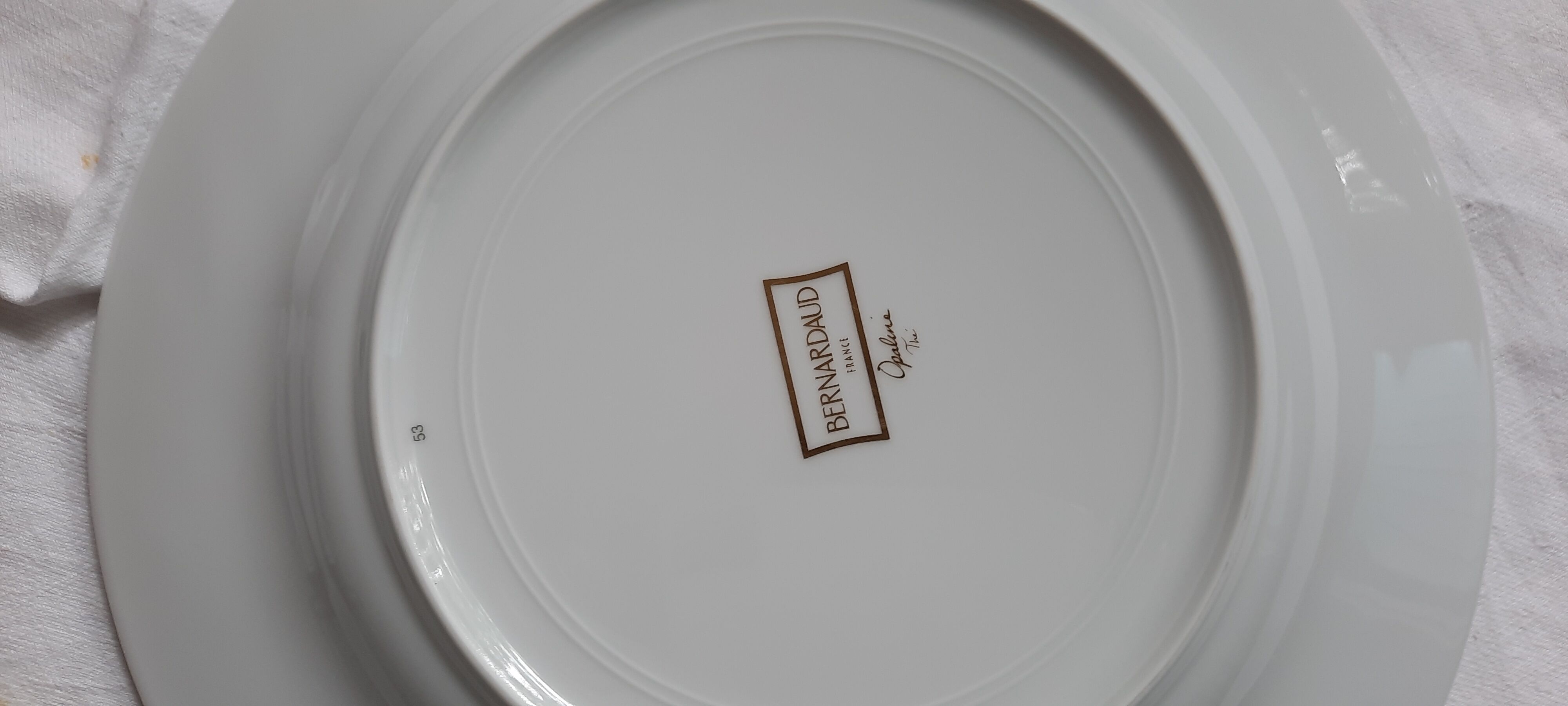2 assiettes Bernardaud