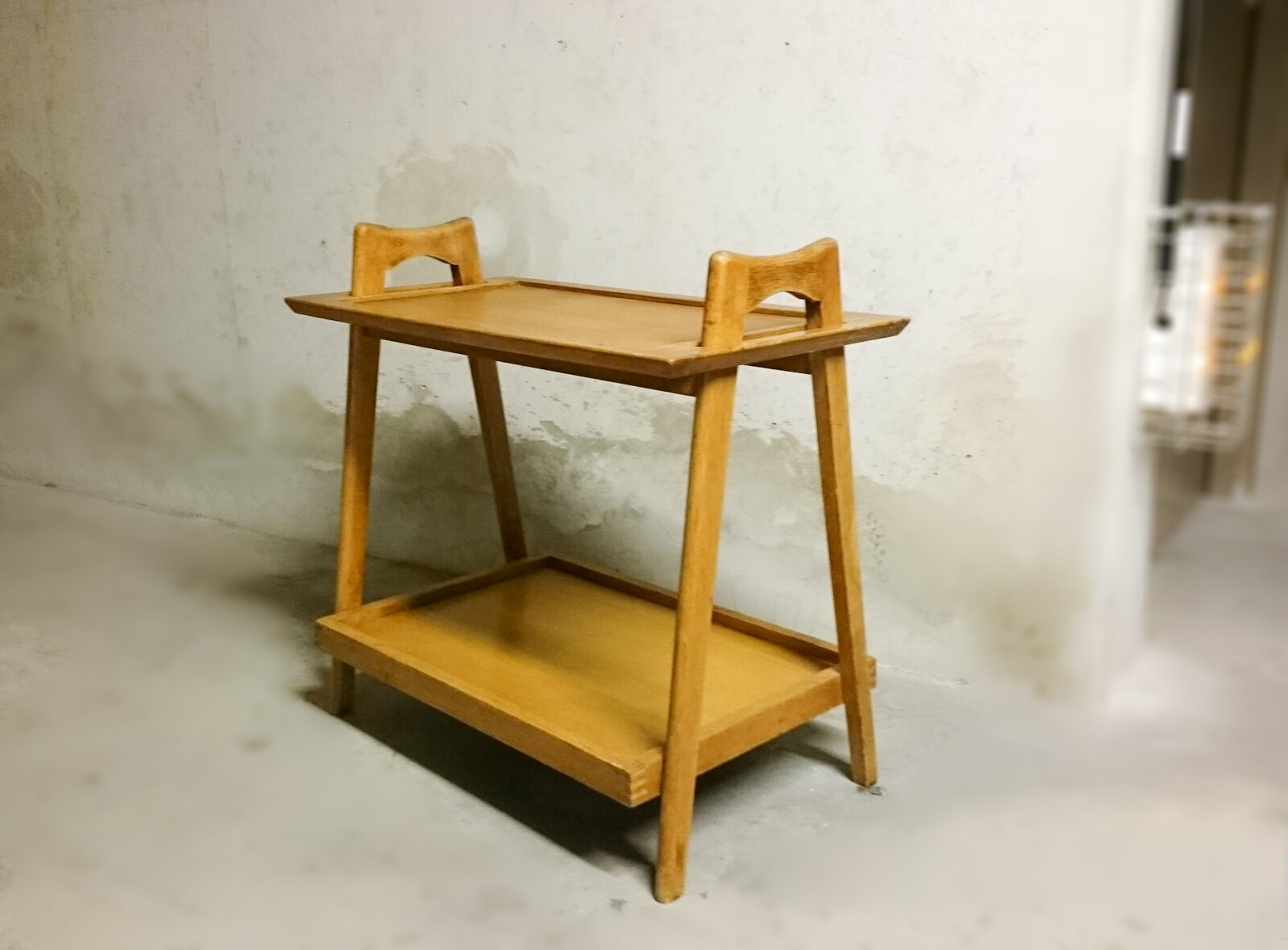 Vintage Scandinavian serving trolley