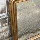 Mirror gilded rounded corners 109x80cm