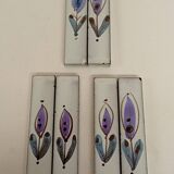 Set of 6 ceramic knife rests