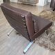 2 ligne roset flexus armchairs – full-grain leather