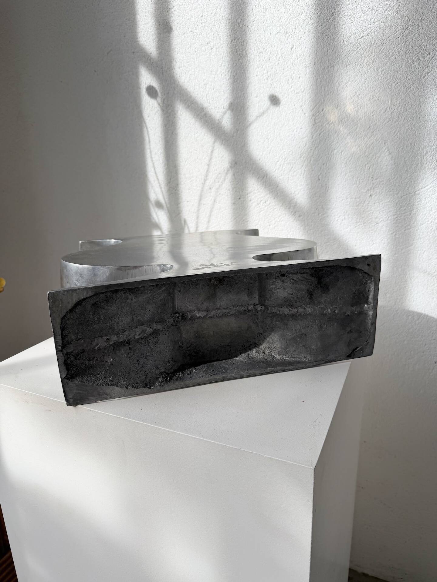 Vase fonte d’aluminium