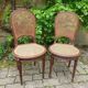Louis XVI canning chairs