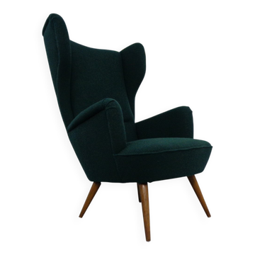 French Kvadrat Tonica Wingback Chair, 1950s