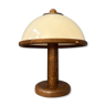 Lampe de table en bois Steinhauer champignon