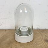 Applique murale vintage en porcelaine blanche, années 1970