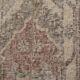 Vintage Turkish hallway rug 63x746 cm