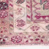 Soft & Dusty Pink Vintage Runner Rug, 78x360Cm