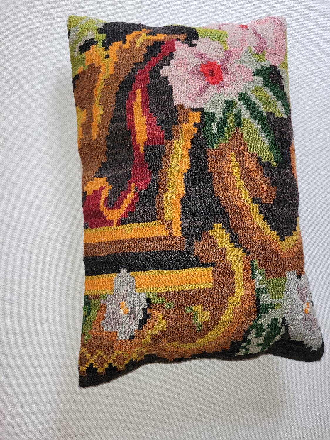 Moldavian kilim cushion