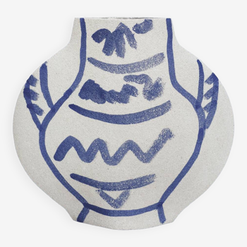Ceramic Vase 'Blue Pattern'