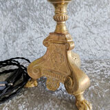 Bronze lamp and petticoats