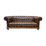 Chesterfield leather sofa