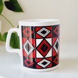 6 mugs Staffordshire Potterie England