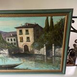 Large 20th century oil on canvas signed J. Beyly