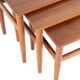 Set of 3 Danish Nesting Tables soldi teak - mid century modern design
