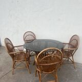 Salon en rotin