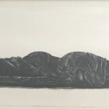 Black engraving signed by Wolfgang Gafgen, circa 1975