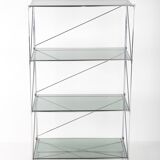 Isocèle metal shelf by Max Sauze, 1970s