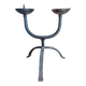 Brutalist wrought iron chandelier