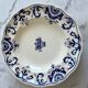 Lot de 4 assiettes creusés Longchamp Rouennais