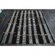 1970s Vintage Turkish Oushak Handmade Wool Cotton Black Runner Rug 169x190