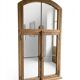 Eighteenth-century oak window mirror.