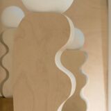 Wooden table lamp