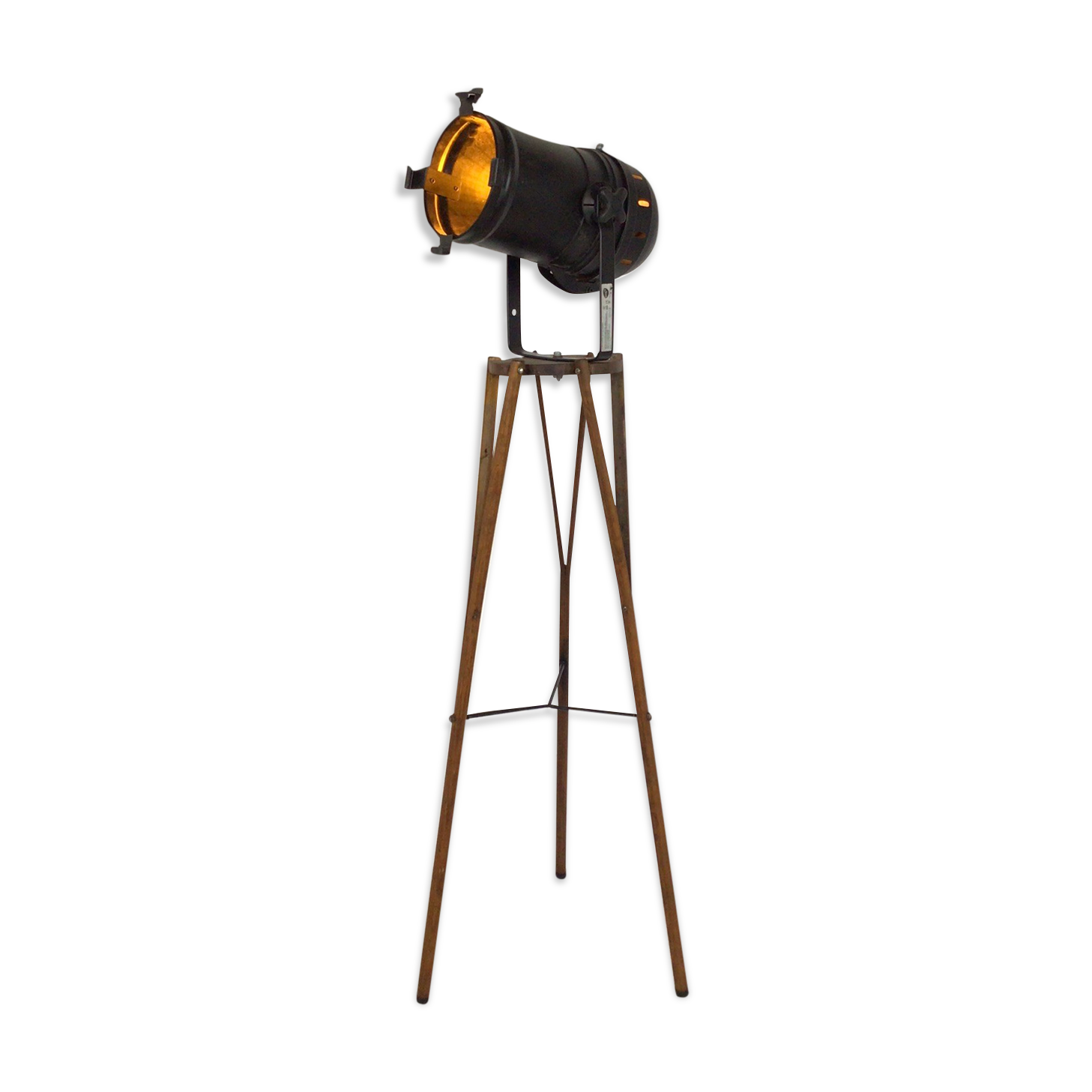 theater spot on wooden tripod