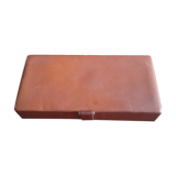 Vintage leather game box from Le Tanneur