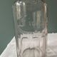 Old decanter nineteenth "Fine-Champagne" in blown glass