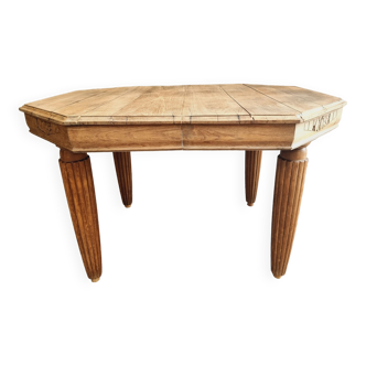 Antique table dining table oak 105 x 120 cm