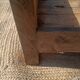 Old workshop bench in solid oak