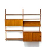 Système mural en teck par Sven Ellekaer pour Albert Hansen, années 1960