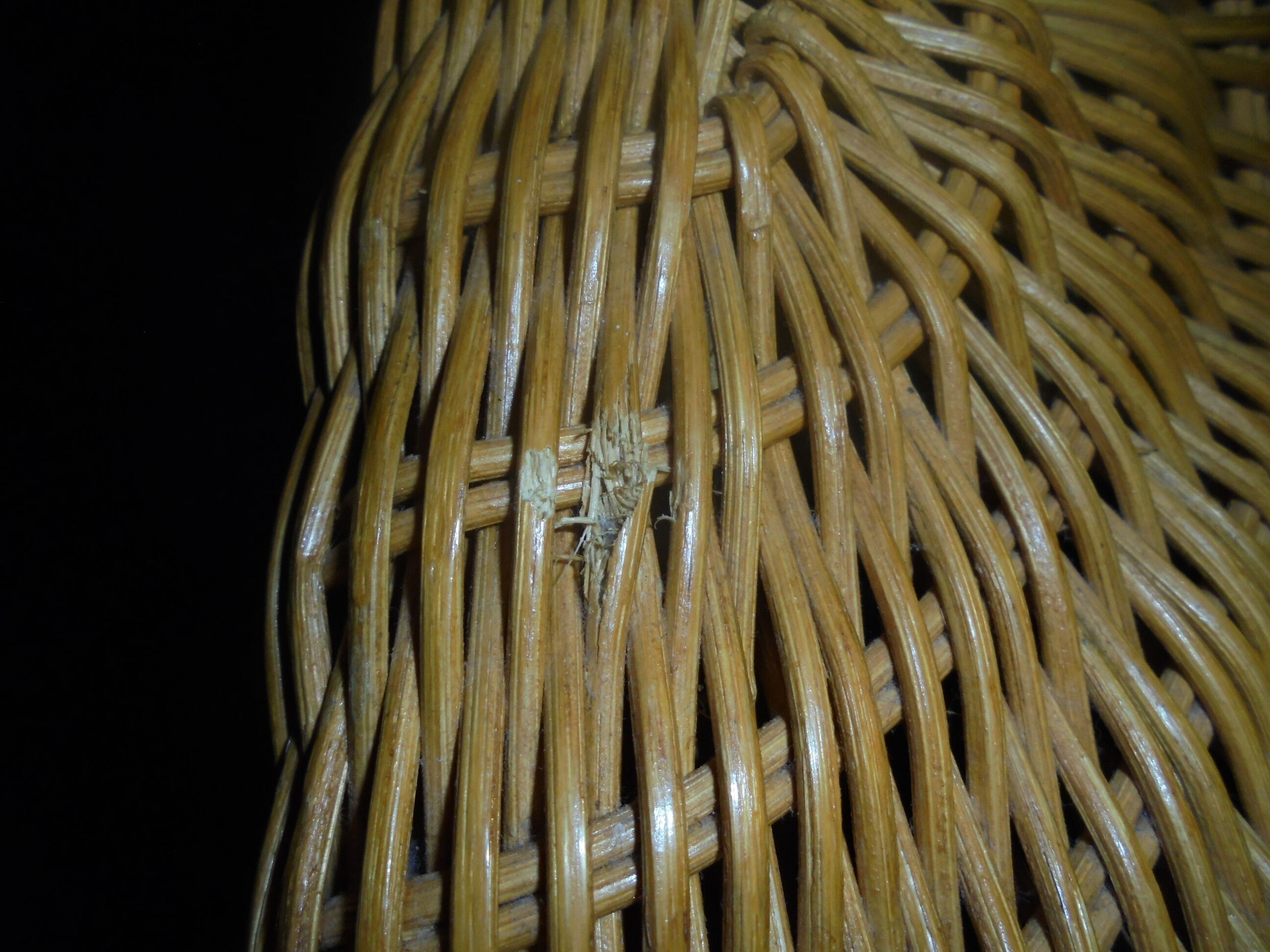 Rattan easy chair